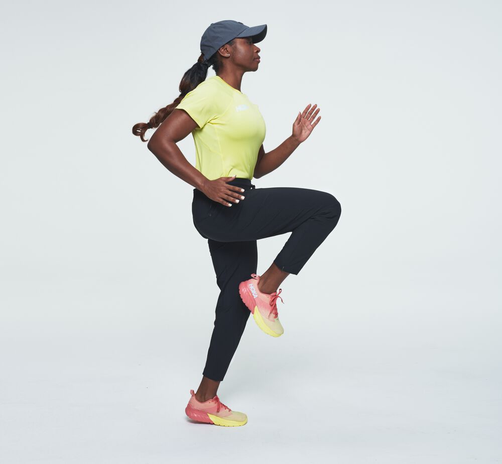 Hoka One One Performance Jogger Dam Svarta - SE-4592123
